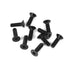 TKR1323 – M3x10mm Flat Head Screws (black, 10pcs) - RACERC
