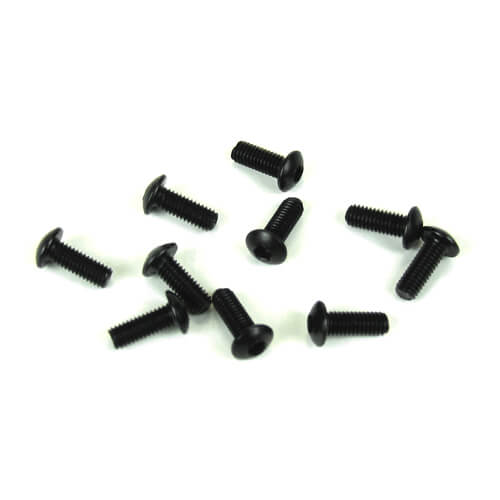 TKR1402 – M3x8mm Button Head Screws (black, 10pcs) - RACERC