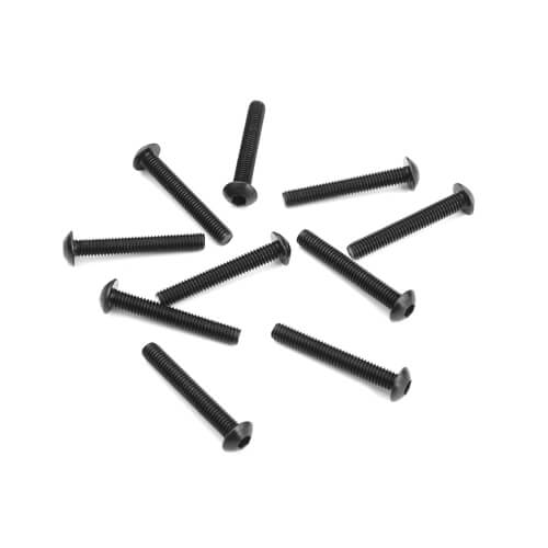 TKR1409 – M3x20mm Button Head Screws (black, 10pcs) - RACERC