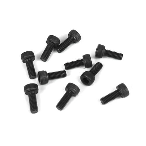 TKR1522 – M3x8mm Cap Head Screws (black, 10pcs) - RACERC