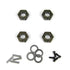 TKR5571A – Wheel Hexes (12mm, clamping, aluminum, 4pcs) - RACERC