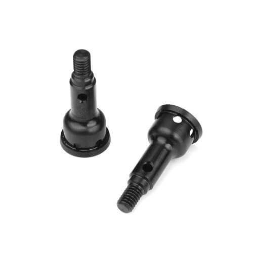 TKR6573F – Stub Axles (front, hardened steel, EB410, 2pcs) - RACERC