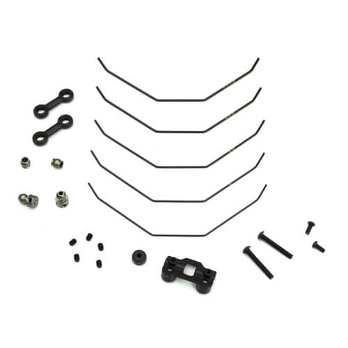 TKR6623 – Sway Bar Kit (complete front, 1.0, 1.1, 1.2, 1.3, 1.4mm, EB410) - RACERC