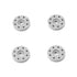 TKR6705B – Shock Piston Set (8×1.2, 8×1.3, flat/flat, 13mm, 4pcs)