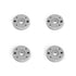 TKR6705 – Shock Piston Set (2×1.7, 2×1.8, flat/flat, 13mm, 4pcs) - RACERC