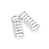 TKR6786 – Shock Spring Set (front, 1.3×8.13, 3.62lb/in, 45mm, orange) - RACERC