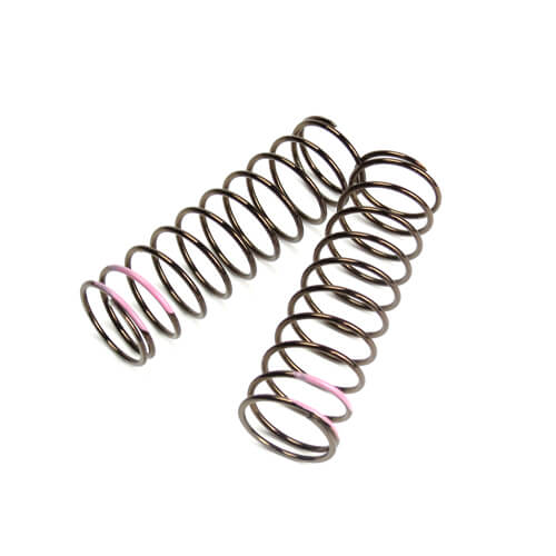TKR8764 – LF Shock Spring Set (front, 1.6×11.0, 3.82lb/in, 75mm, pink) - RACERC