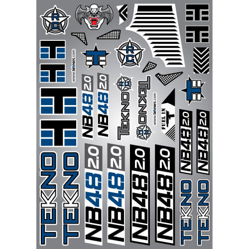 TKR9349 – Decal Sheet (NB48 2.0) - RACERC