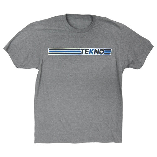 Tekno RC T-Shirt (horizontal design, lightweight, graphite heather) - RACERC