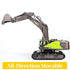 HUINA 1593 1/14 RC Excavator 22CH 2.4GHz – Τηλεκατευθυνόμενος Εκσκαφέας με Die-Cast Κάδο