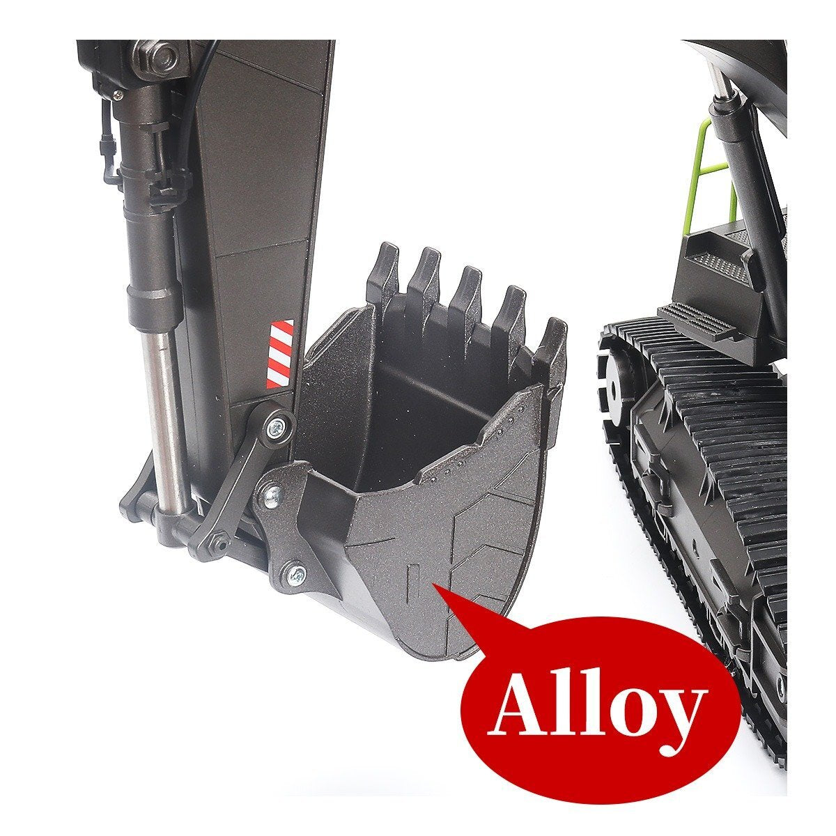 HUINA 1593 1/14 RC Excavator 22CH 2.4GHz – Τηλεκατευθυνόμενος Εκσκαφέας με Die-Cast Κάδο