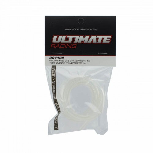 SILICONE FUEL LINE (TRANSPARENT) 1m. - RACERC