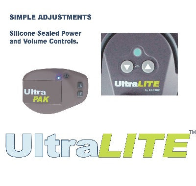 Eartec UltraLITE UL2S HD Kit - 2x Single Ear Ultralite Headphones, case, charger - RACERC