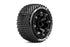 Louise RC ST HORNET 1/10 1/16 Truck Tire Set Mounted 2.2 Wheels Hex 12mm - LT3172SB