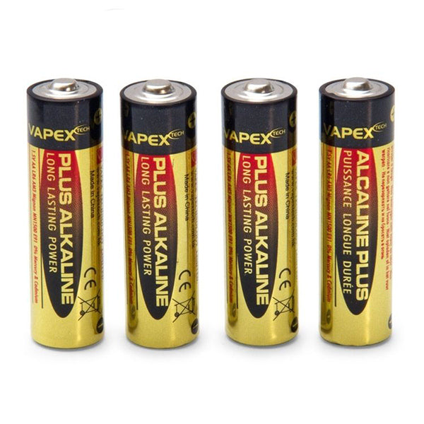 Vapex Plus Alkaline Batteries AA 4pc