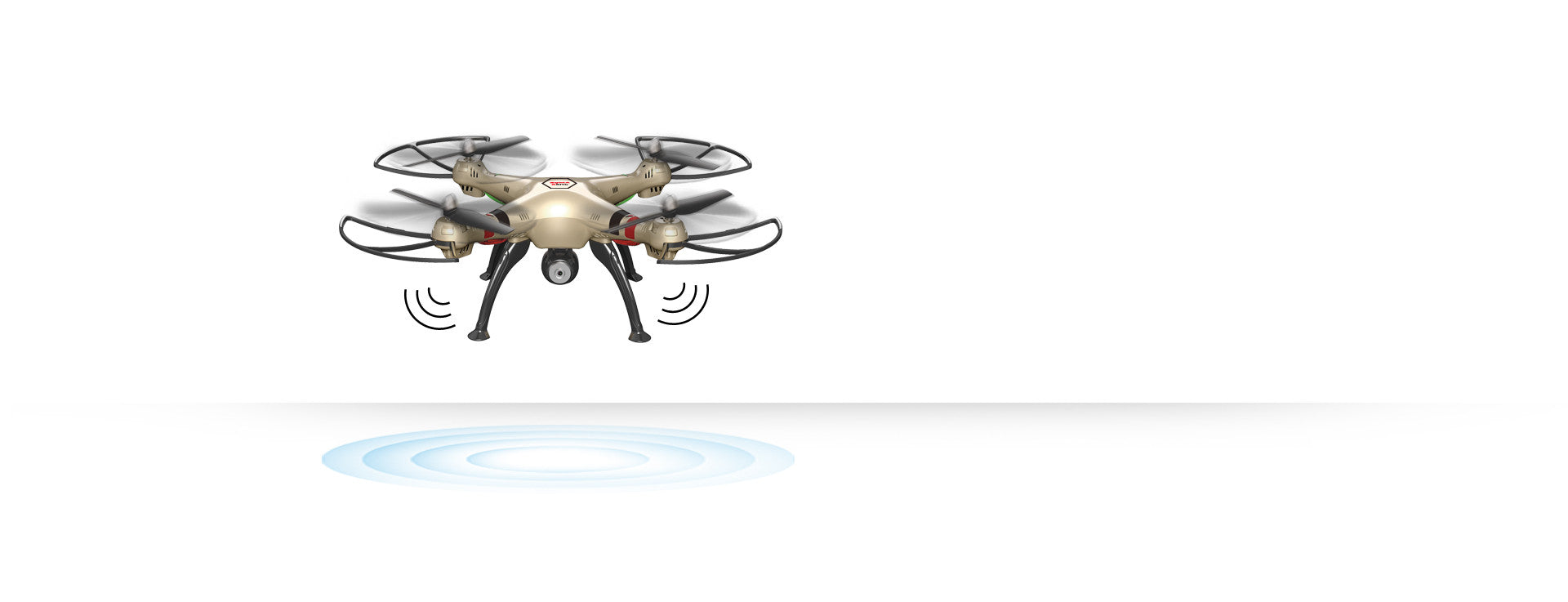 Syma X8HW WIFI FPV With 1MP HD Camera 2.4G 4CH 6Axis Altitude Hold RC Quadcopter RTF - RACERC