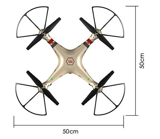 Syma X8HW WIFI FPV With 1MP HD Camera 2.4G 4CH 6Axis Altitude Hold RC Quadcopter RTF - RACERC