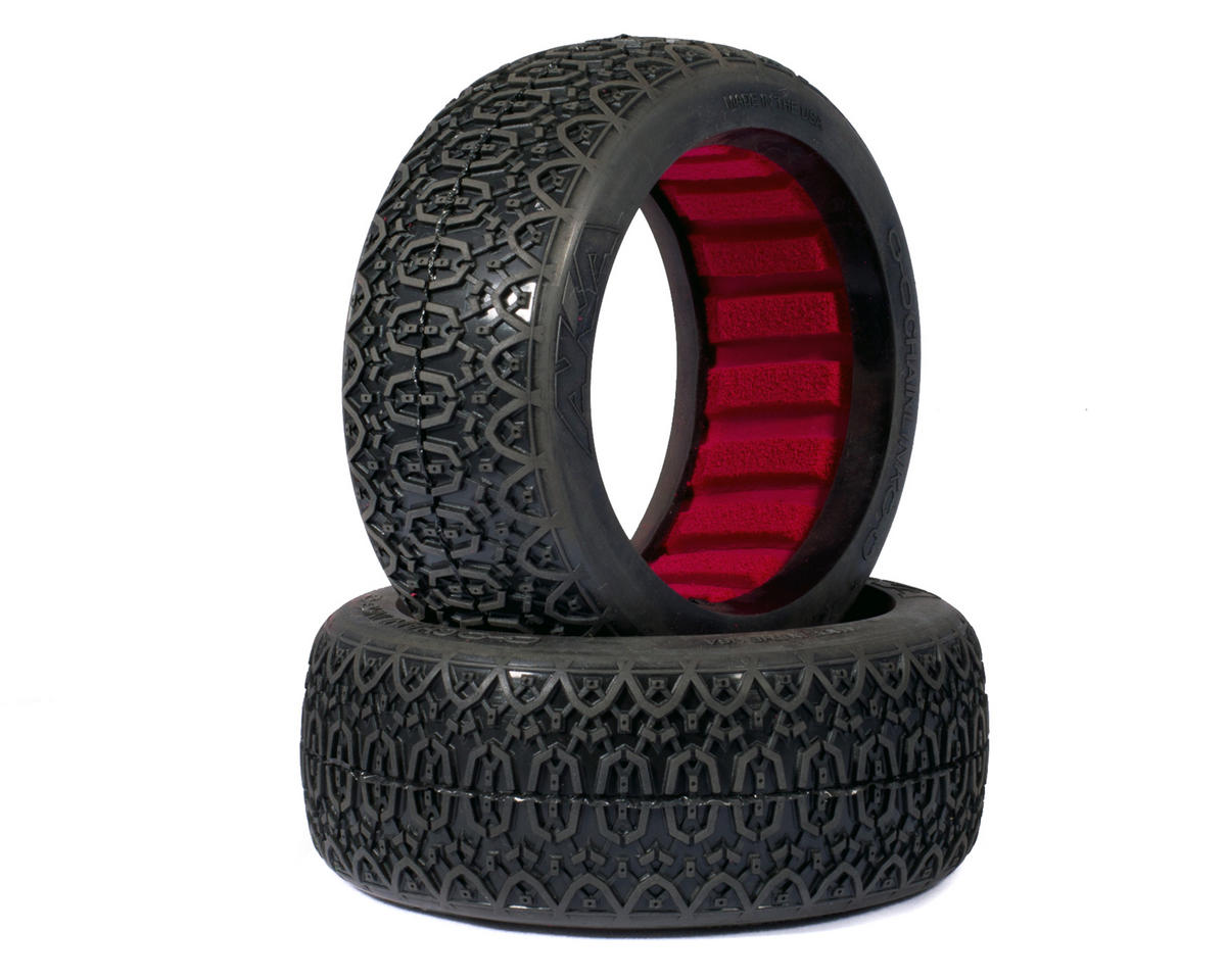 AKA Chain Link 1/8 Buggy Tires (2) (Soft Longwear)