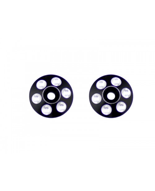 Arrowmax Aluminium Rear Wing Shims (Black) (2) - RACERC