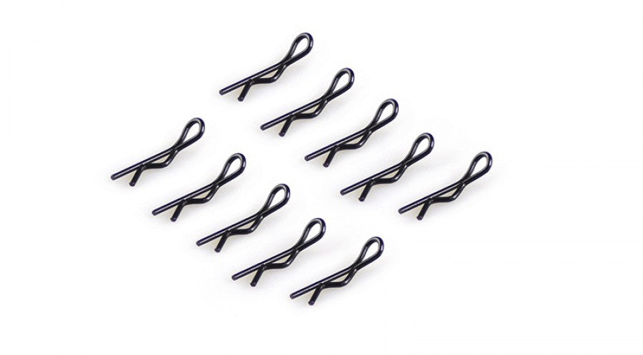 ARROWMAX Small Body Clip 1/10 - Black (10) - RACERC