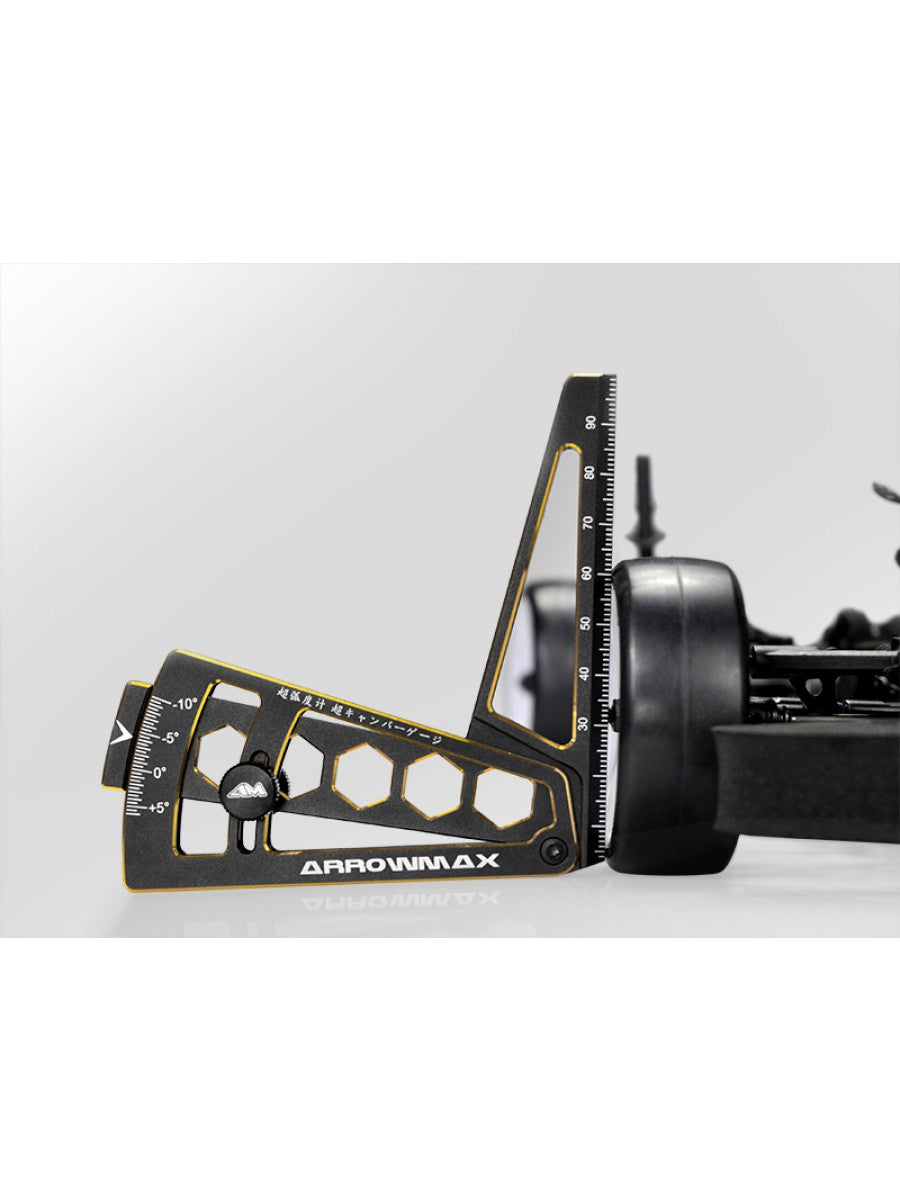 Arrowmax  Ultra Camber Gaurge For 1/10th Black Golden  [AM-171097] - RACERC
