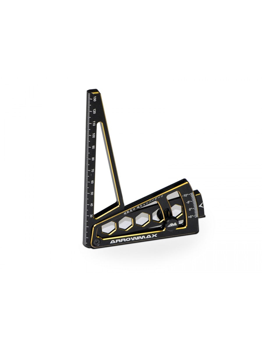 ARROWMAX 171098 Ultra Camber Gaurge For 1/8th Black Golden - RACERC
