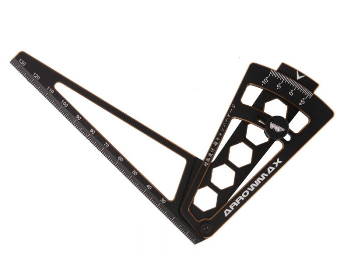 ARROWMAX 171098 Ultra Camber Gaurge For 1/8th Black Golden - RACERC