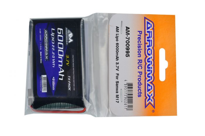 Arrowmax LiPo 6000mAh 3.7V For Sanwa M17 AM-700995 - RACERC
