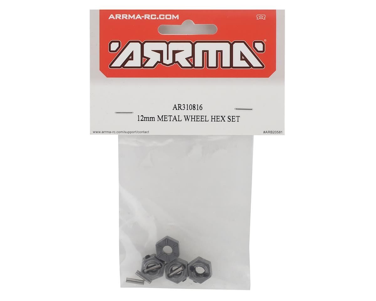 ARRMA 12mm Metal Wheel Hex Set (4pcs) – Aluminum Upgrade