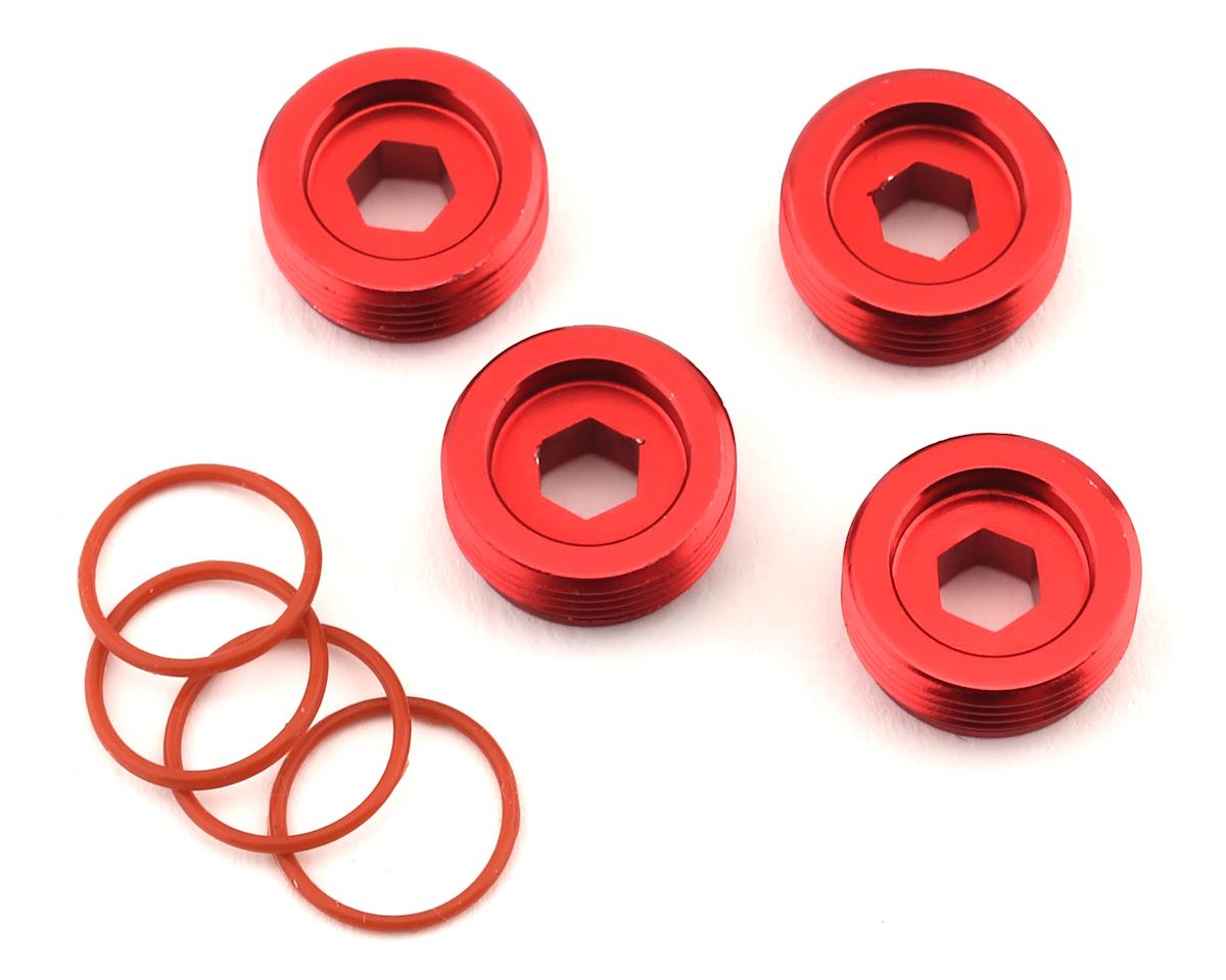 Arrma Aluminum Front Hub Nut Red (4) | Αλουμινένια Παξιμάδια Τροχών