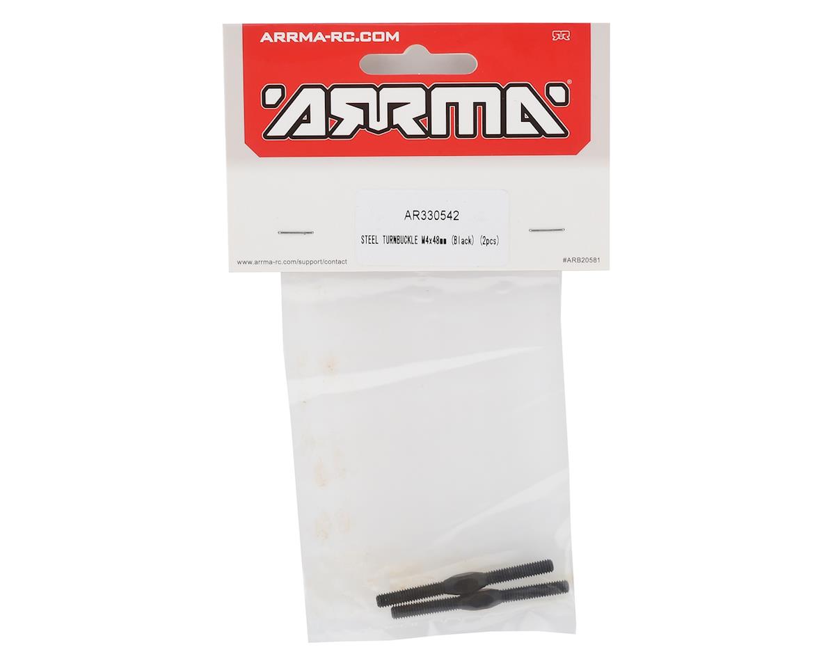 Arrma 4x48mm Steel Turnbuckle (2) | Ατσάλινα Ρυθμιζόμενα Turnbuckles για Typhon 4x4