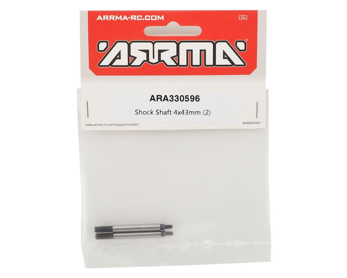 Arrma Infraction/Limitless 4x43mm Front Shock Shaft (2)