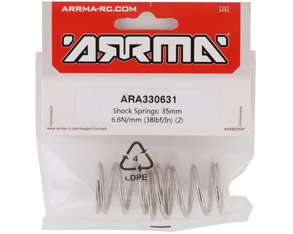 Arrma 35mm Front Shock Springs (38lbf/in) (2)
