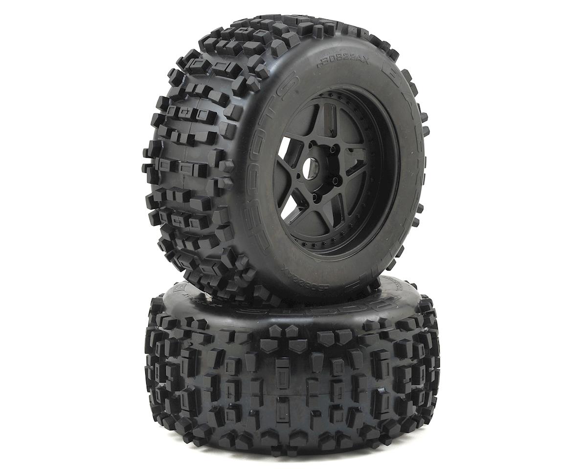 Arrma dBoots Back-Flip MT 6S Tires 17mm Black Wheels (2)