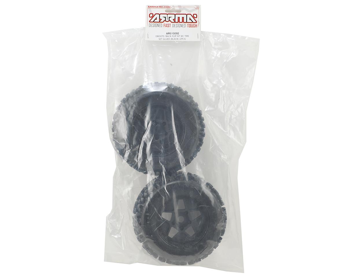 Arrma dBoots Back-Flip MT 6S Tires 17mm Black Wheels (2)