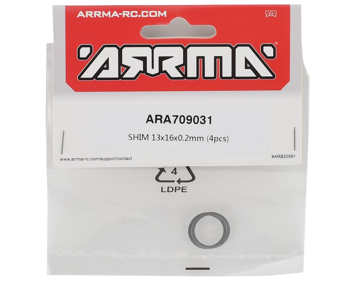 Arrma 13x16x0.2mm Steel Washer Ροδέλες (4)