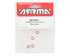 Arrma 4.5x1.5mm P-5 O-Ring Red (4)