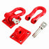 ProtonRC 1:10 RC Metal Trailer Hook - Red 13.5x13.5x22mm (2pcs)