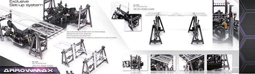 SET-UP SYSTEM FOR 1/10 TOURING CARS  AM-170040 - RACERC