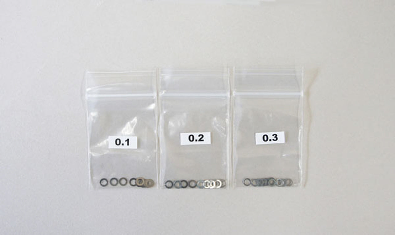 Mugen Seiki B0765 Shim Set 5x7 (0.1/0.2/0.3, 10ea)