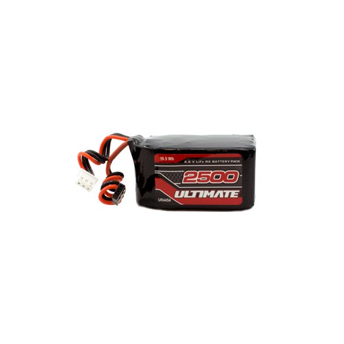 ULTIMATE 6.6v. 2500mAh LiFe HUMP RECEIVER BATTERY PACK JR - RACERC