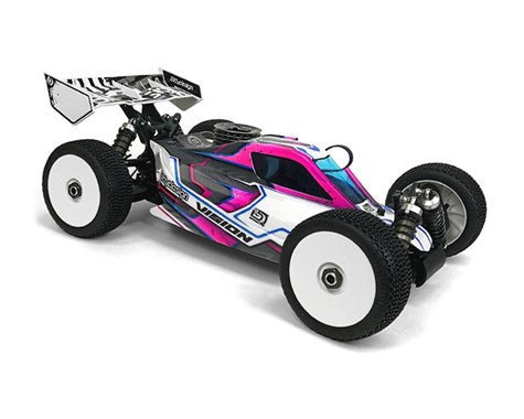 Bittydesign Vision Pre-Cut Mugen MBX8 1/8 Nitro Buggy Body (Clear) - RACERC