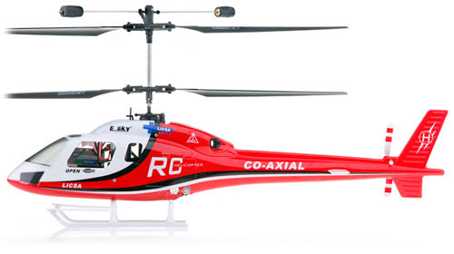 NEW ESky RED Big Lama Outdoor 4 CH 2.4 Ghz Electric Coaxial Helicopter RTF - RACERC