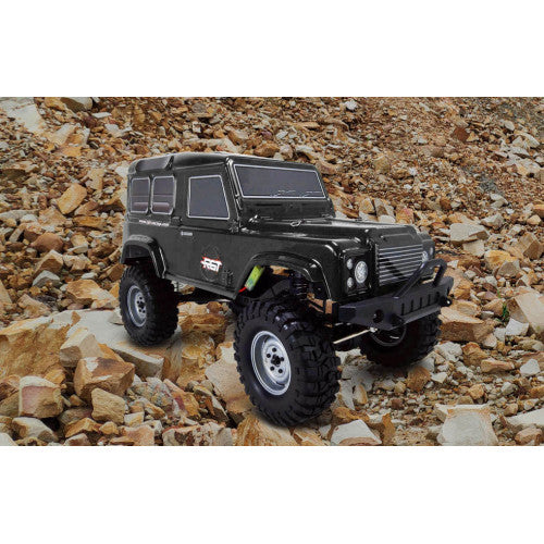 HSP RGT ROCK CRUISER RC4 4X4 RTR 1:10 WATERPROOF TRAIL CRAWLER BLACK RGT136100-BK