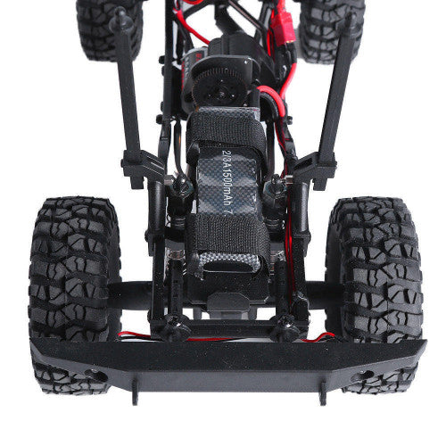 HSP RGT ROCK CRUISER RC4 4X4 RTR 1:10 WATERPROOF TRAIL CRAWLER BLACK RGT136100-BK
