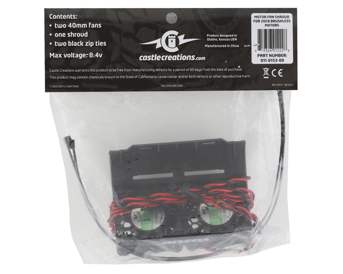 Castle Creations 2028 Series 40mm Motor Cooling Fan