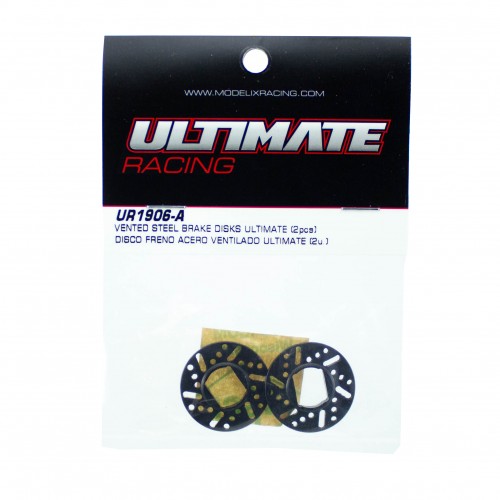 ULTIMATE VENTED STEEL BRAKE DISKS ULTIMATE (2PCS)