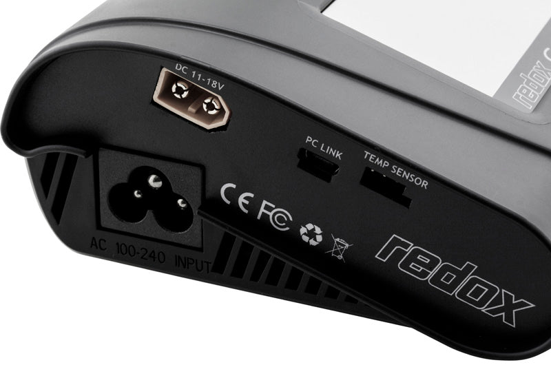 Redox GAMMA 10A Charger - New model (LiHV) touchscreen - BLACK - RACERC