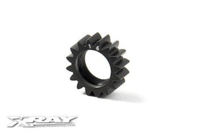 XCA Alu 7075 T6 Hardcoated Pinion Gear - 16T (1st) - RACERC