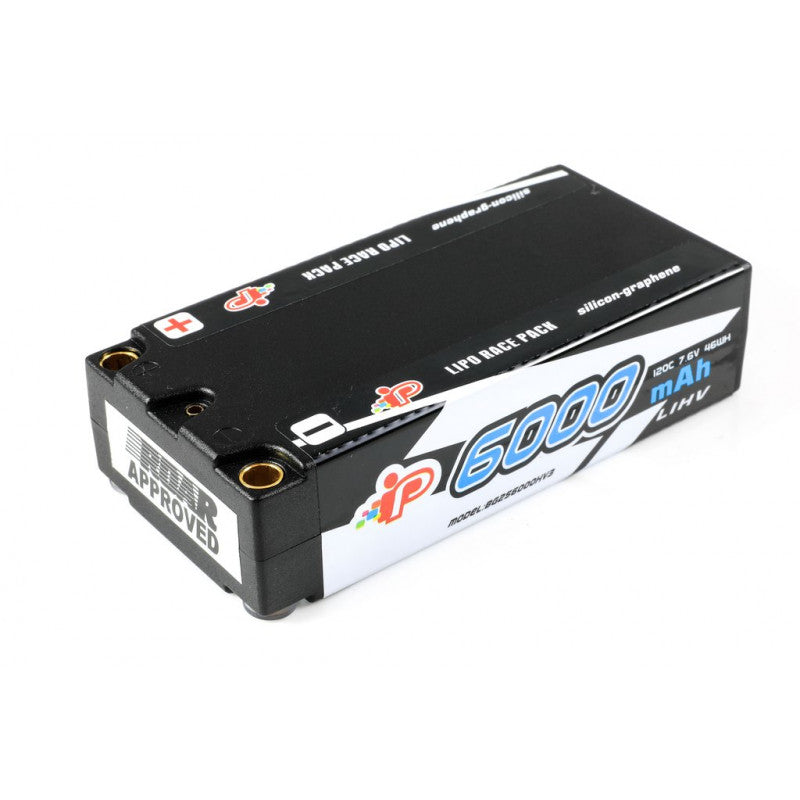 Intellect Shortly Pack Silicon-Graphene 7.6V 6000mah 120C LiHV Battery - RACERC